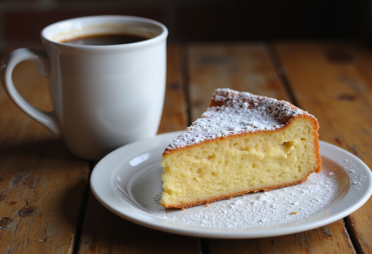 Servierfertiger Buttermilchkuchen nach Omas Geheimrezept, ein Genuss.